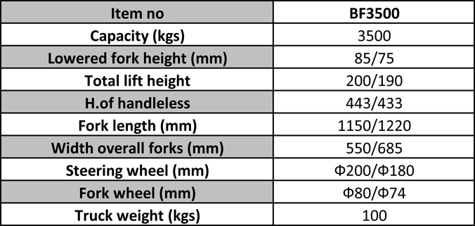Transpaleta Multi-funcion